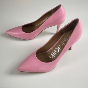Calvin Klein Gayle Pumps Pink Pointed Toe 7M, (new with tags -see description)